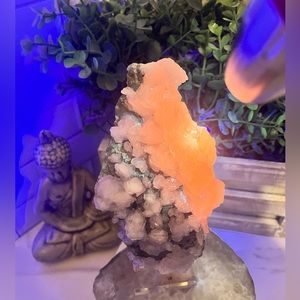 Beautiful UV Reactive Pink Rose Calcite